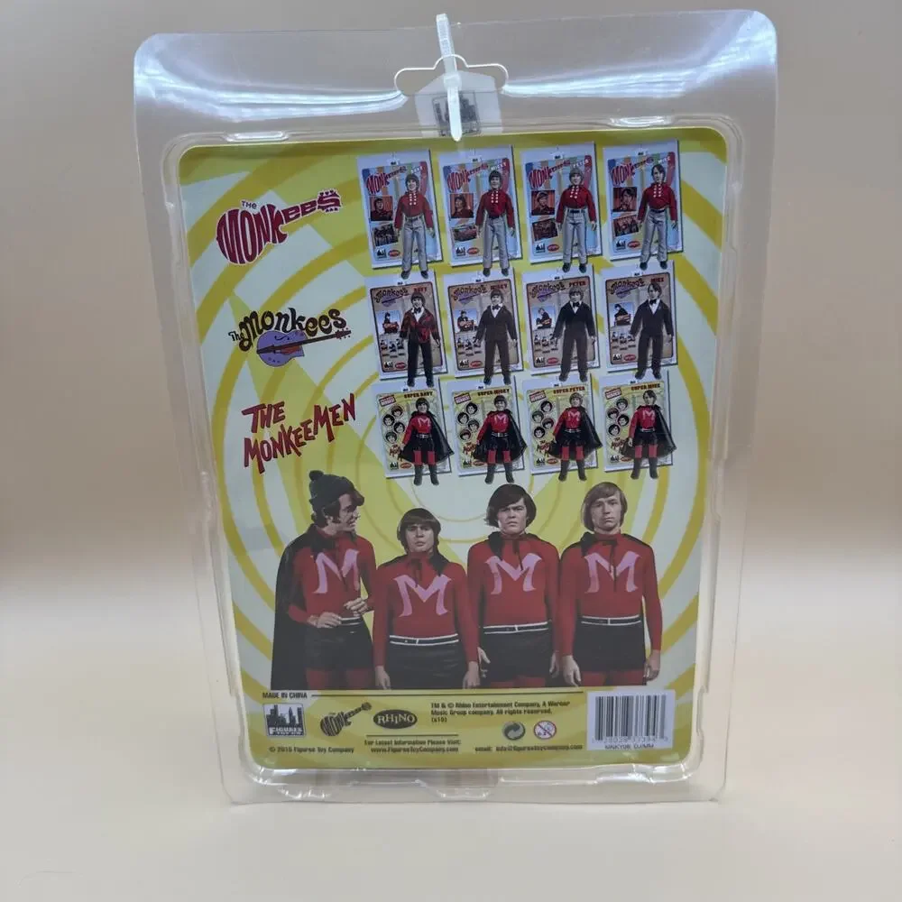 Super Davy The Monkees Band Figures Toy Co 2015 Monkee Men NIP 8”